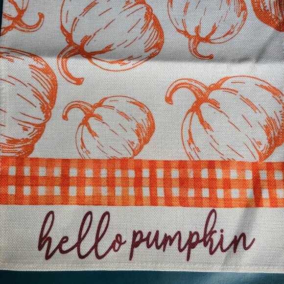 Fall Table Runner Pumpkin Decorative Halloween Decor Thanksgiving Decoration 72" - Picture 5 of 7